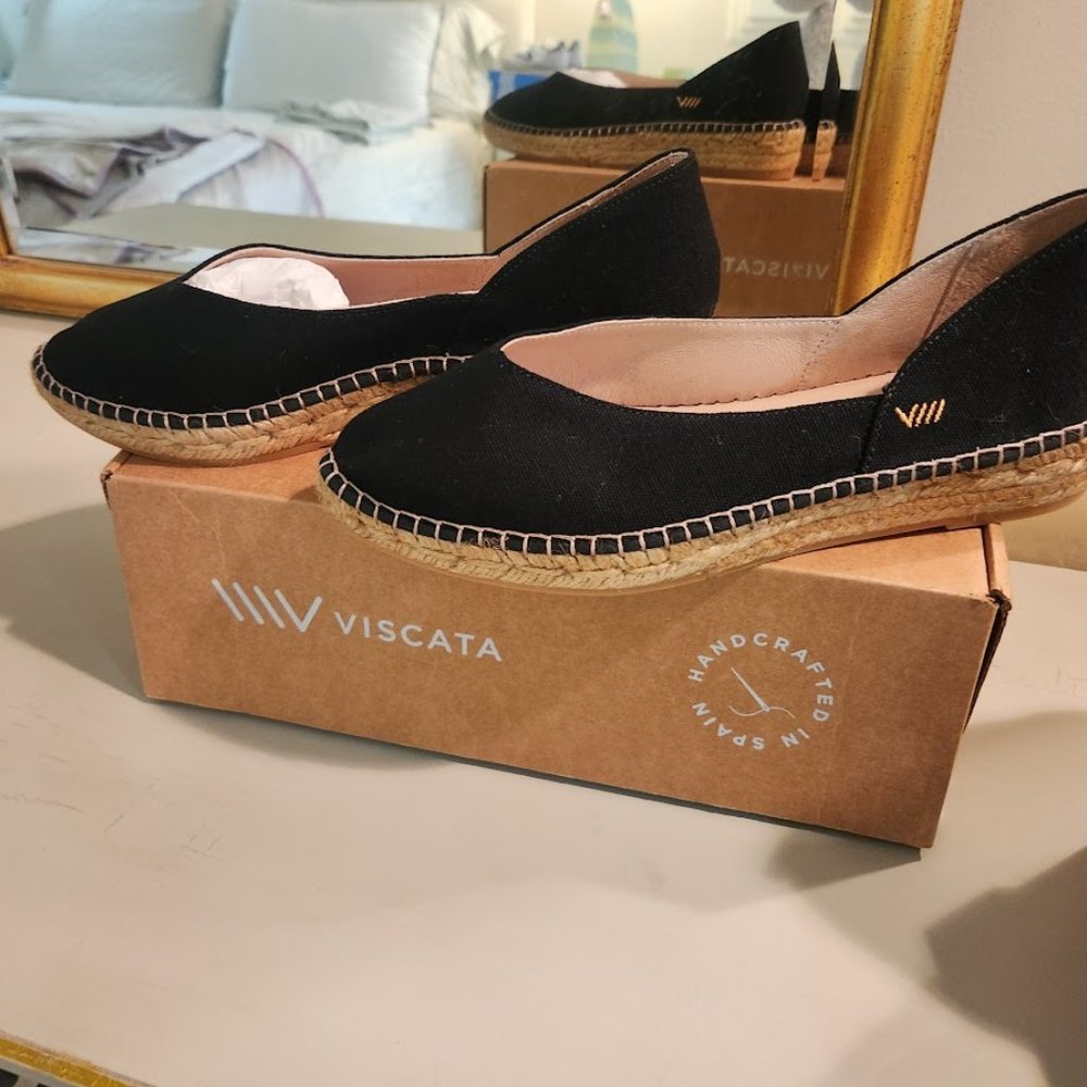 Viscata Espadrilles NEW IN BOX Size 38